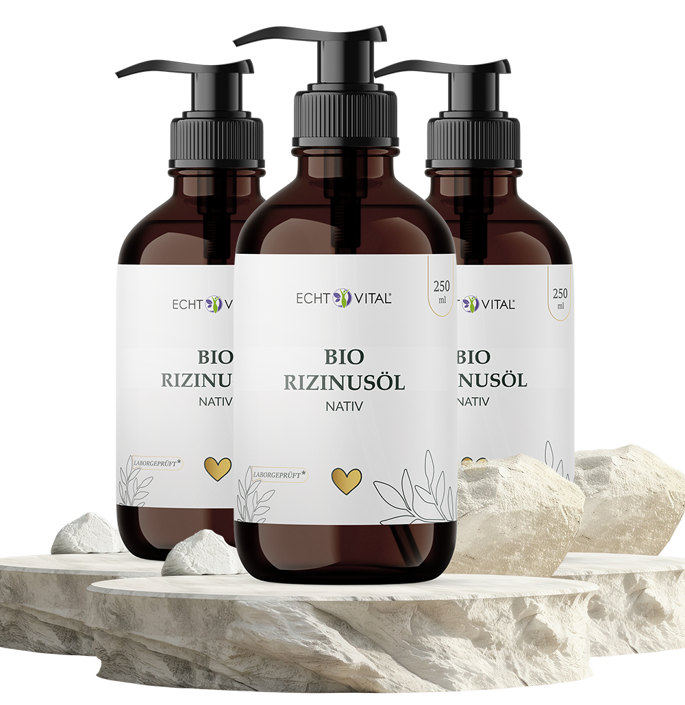 Bio Rizinusöl Premium - ECHT VITAL Premium Qualität